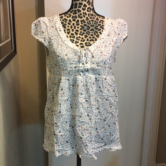 Great cond Free People baby doll top - Picture 4 of 8